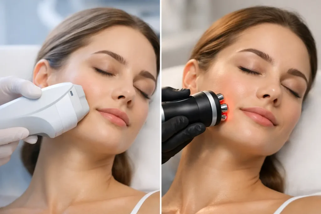 HIFU ou radiofrequência facial: qual escolher?