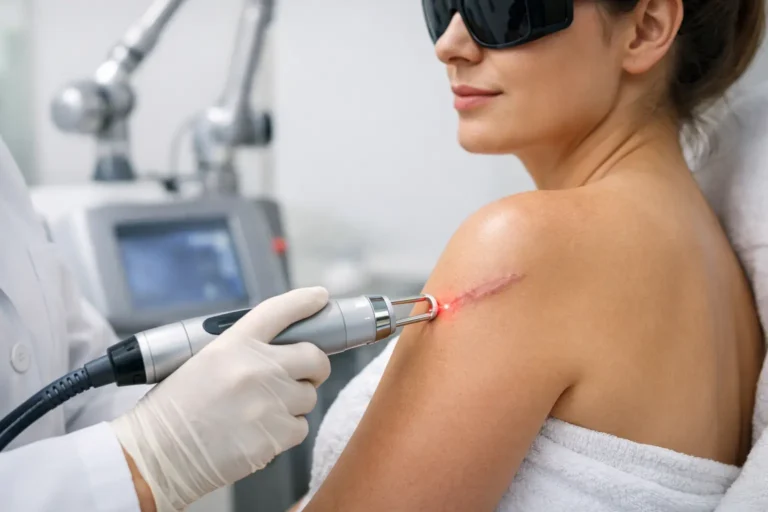 Como tratar cicatrizes com laser em segurança