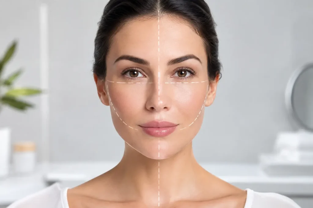 Como corrigir assimetria facial com segurança